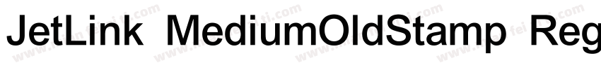 JetLink MediumOldStamp Regular字体转换